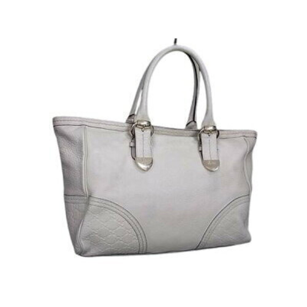 Gucci Tan Beige Signoria Leather Handbag - Picture 2 of 6